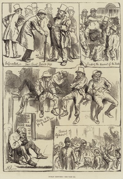 Dublin Skizzen von Harry Furniss